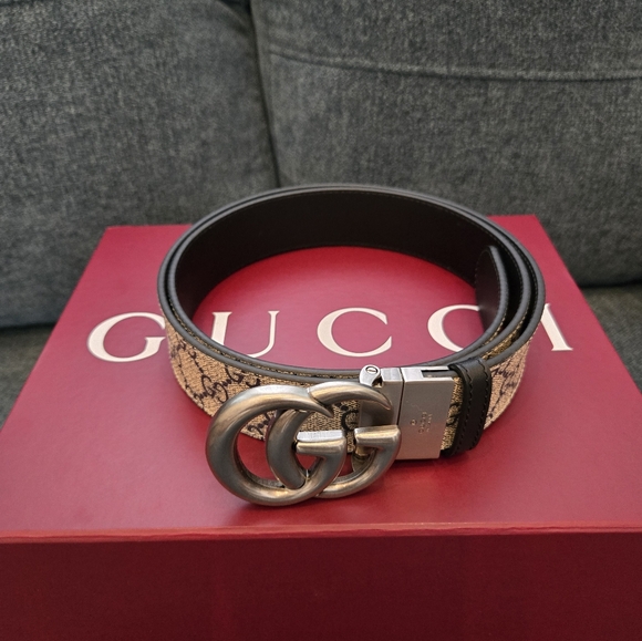 GUCCI GG ACE BELT - Picture 1 of 4